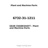 6732-31-1211 - GEAR CRANKSHAFT