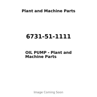 6731-51-1111 - OIL PUMP