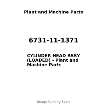 6731-11-1371 - CYLINDER HEAD ASSY (LOADED)