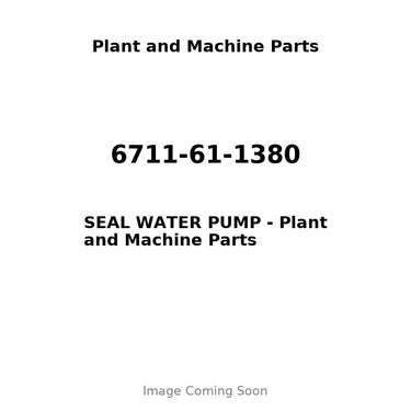 6711-61-1380 - SEAL WATER PUMP
