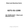 6271-51-1200 - OIL PUMP ASSY