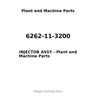 6262-11-3200 - INJECTOR ASSY