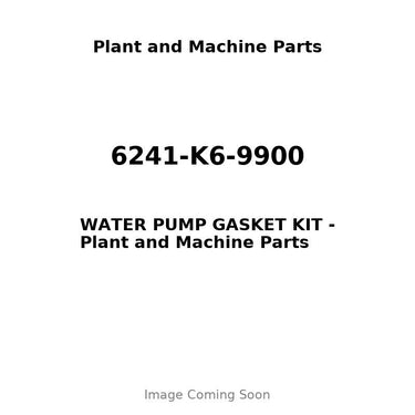 6241-K6-9900 - WATER PUMP GASKET KIT