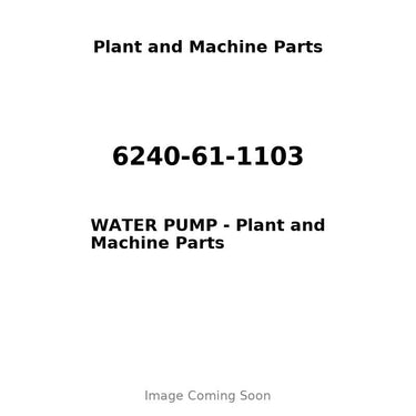 6240-61-1103 - WATER PUMP