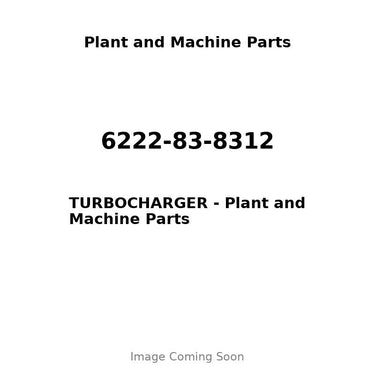 6222-83-8312 - TURBOCHARGER