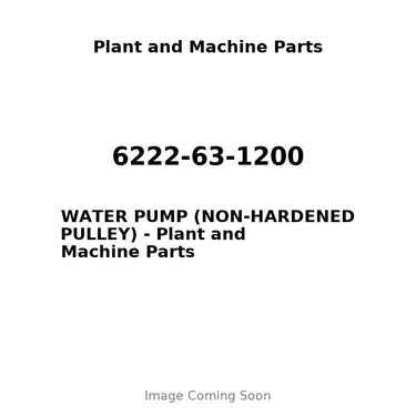 6222-63-1200 - WATER PUMP (NON-HARDENED PULLEY)