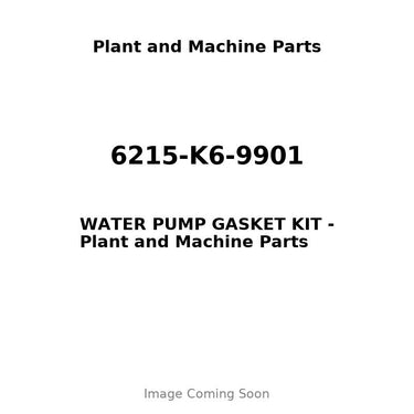 6215-K6-9901 - WATER PUMP GASKET KIT