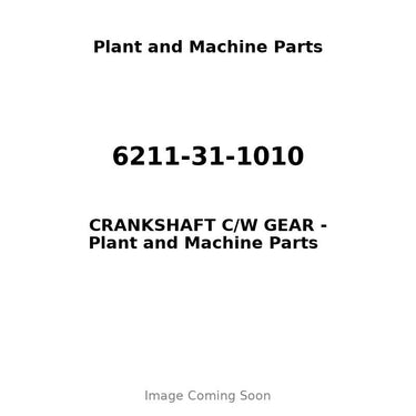 6211-31-1010 - CRANKSHAFT C/W GEAR