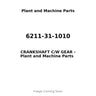 6211-31-1010 - CRANKSHAFT C/W GEAR