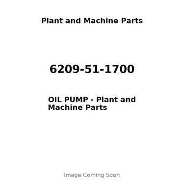 6209-51-1700 - OIL PUMP