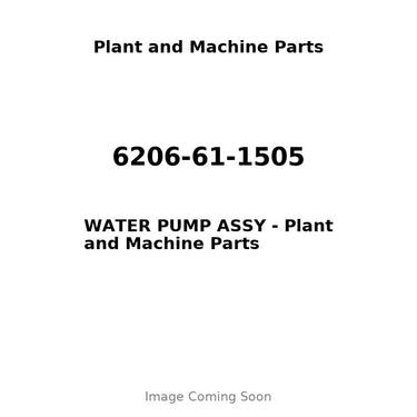 6206-61-1505 - WATER PUMP ASSY