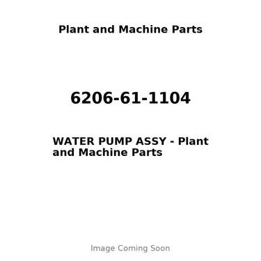 6206-61-1104 - WATER PUMP ASSY