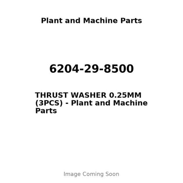 6204-29-8500 - THRUST WASHER 0.25MM (3PCS)