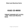 6162-23-8050 - THRUST WASHER SET (4 PCS) - STD