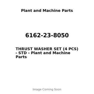6162-23-8050 - THRUST WASHER SET (4 PCS) - STD
