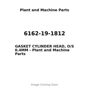 6162-19-1812 - GASKET CYLINDER HEAD, O/S 0.4MM