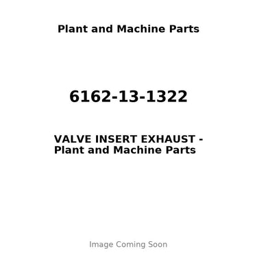 6162-13-1322 - VALVE INSERT EXHAUST