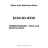 6152-81-8310 - TURBOCHARGER
