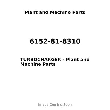 6152-81-8310 - TURBOCHARGER