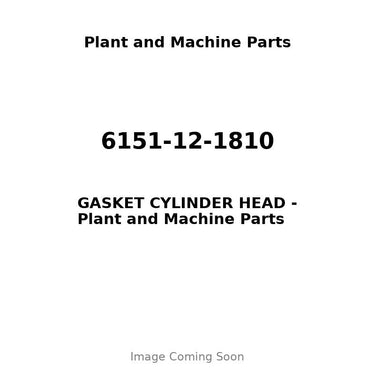 6151-12-1810 - GASKET CYLINDER HEAD