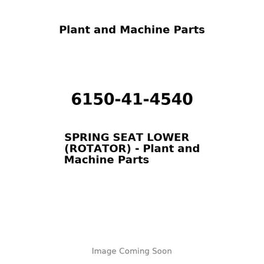 6150-41-4540 - SPRING SEAT LOWER (ROTATOR)