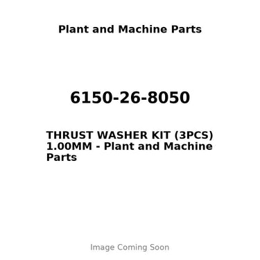 6150-26-8050 - THRUST WASHER KIT (3PCS) 1.00MM