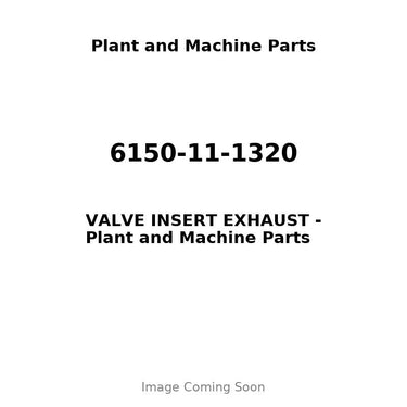 6150-11-1320 - VALVE INSERT EXHAUST