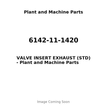 6142-11-1420 - VALVE INSERT EXHAUST (STD)