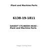 6138-19-1811 - GASKET CYLINDER HEAD