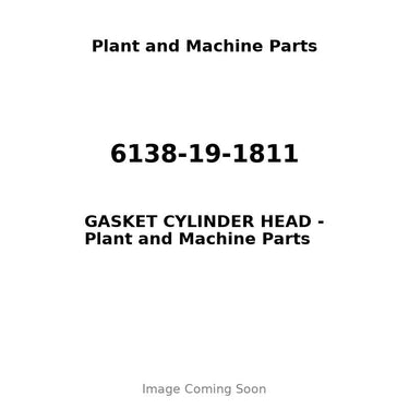 6138-19-1811 - GASKET CYLINDER HEAD