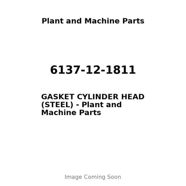 6137-12-1811 - GASKET CYLINDER HEAD (STEEL)