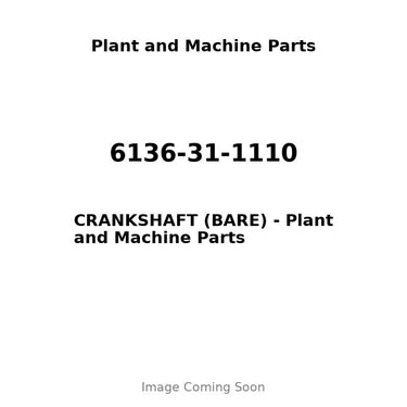 6136-31-1110 - CRANKSHAFT (BARE)