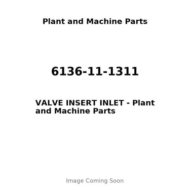 6136-11-1311 - VALVE INSERT INLET