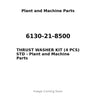 6130-21-8500 - THRUST WASHER KIT (4 PCS) STD