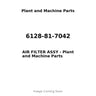 6128-81-7042 - AIR FILTER ASSY