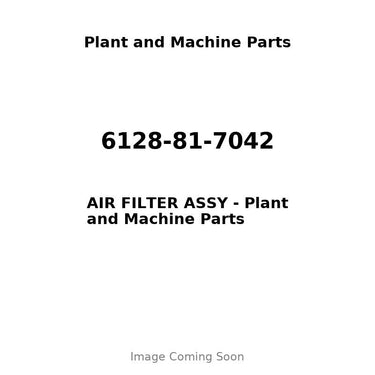 6128-81-7042 - AIR FILTER ASSY