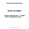 6127-27-8051 - THRUST WASHER KIT - 0.75MM