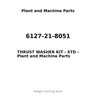 6127-21-8051 - THRUST WASHER KIT - STD