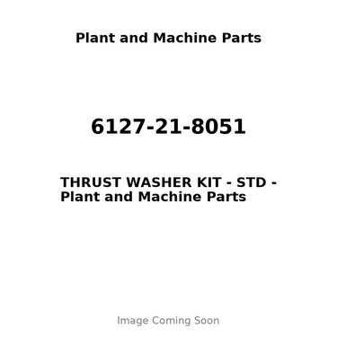 6127-21-8051 - THRUST WASHER KIT - STD