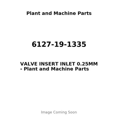 6127-19-1335 - VALVE INSERT INLET 0.25MM