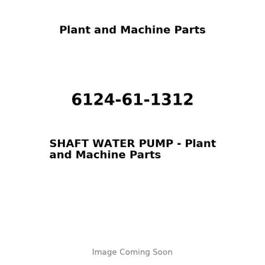 6124-61-1312 - SHAFT WATER PUMP