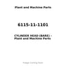 6115-11-1101 - CYLINDER HEAD (BARE)