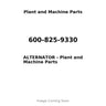 600-825-9330 - ALTERNATOR