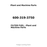 600-319-3750 - FILTER FUEL