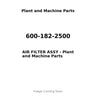 600-182-2500 - AIR FILTER ASSY