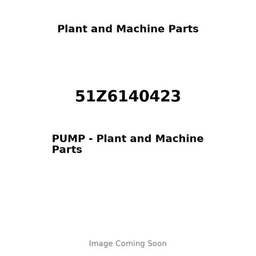 51Z6140423 - PUMP