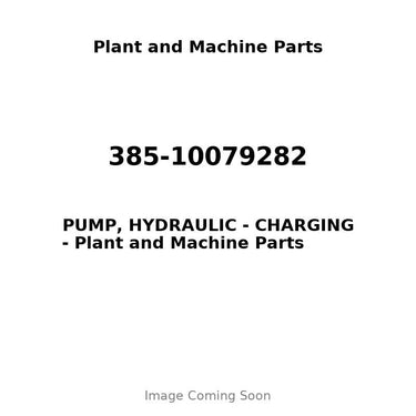 385-10079282 - PUMP, HYDRAULIC - CHARGING