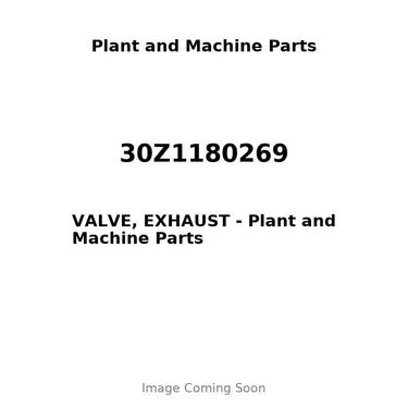 30Z1180269 - VALVE, EXHAUST