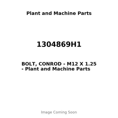 1304869H1 - BOLT, CONROD - M12 X 1.25