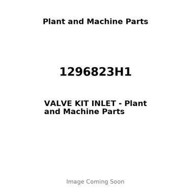 1296823H1 - VALVE KIT INLET